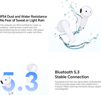 Manos libres Bluetooth Honor Choice X7e, TWS, ANC, Blanco 5504ABHF