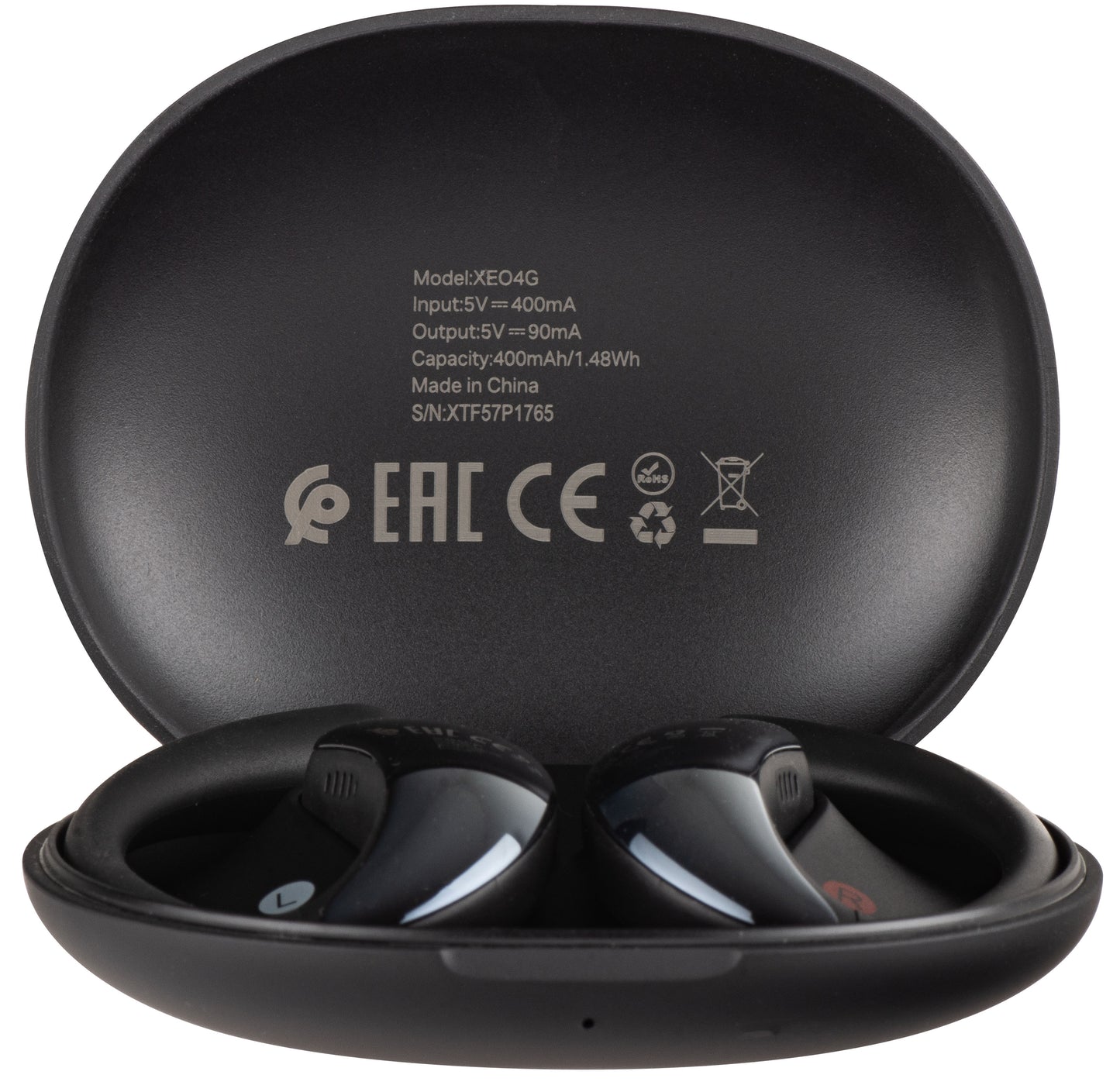 Auriculares Bluetooth Infinix ZLoop 4 XEO4G, TWS, Negro