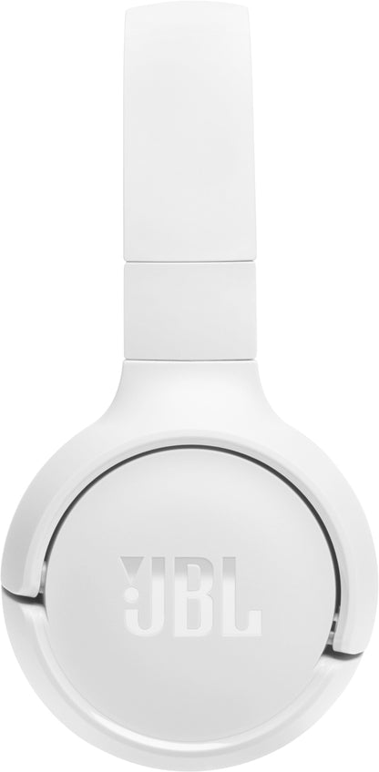 Manos libres Bluetooth JBL Tune 520BT, Multipunto, A2DP, Blanco JBLT520BTWHT