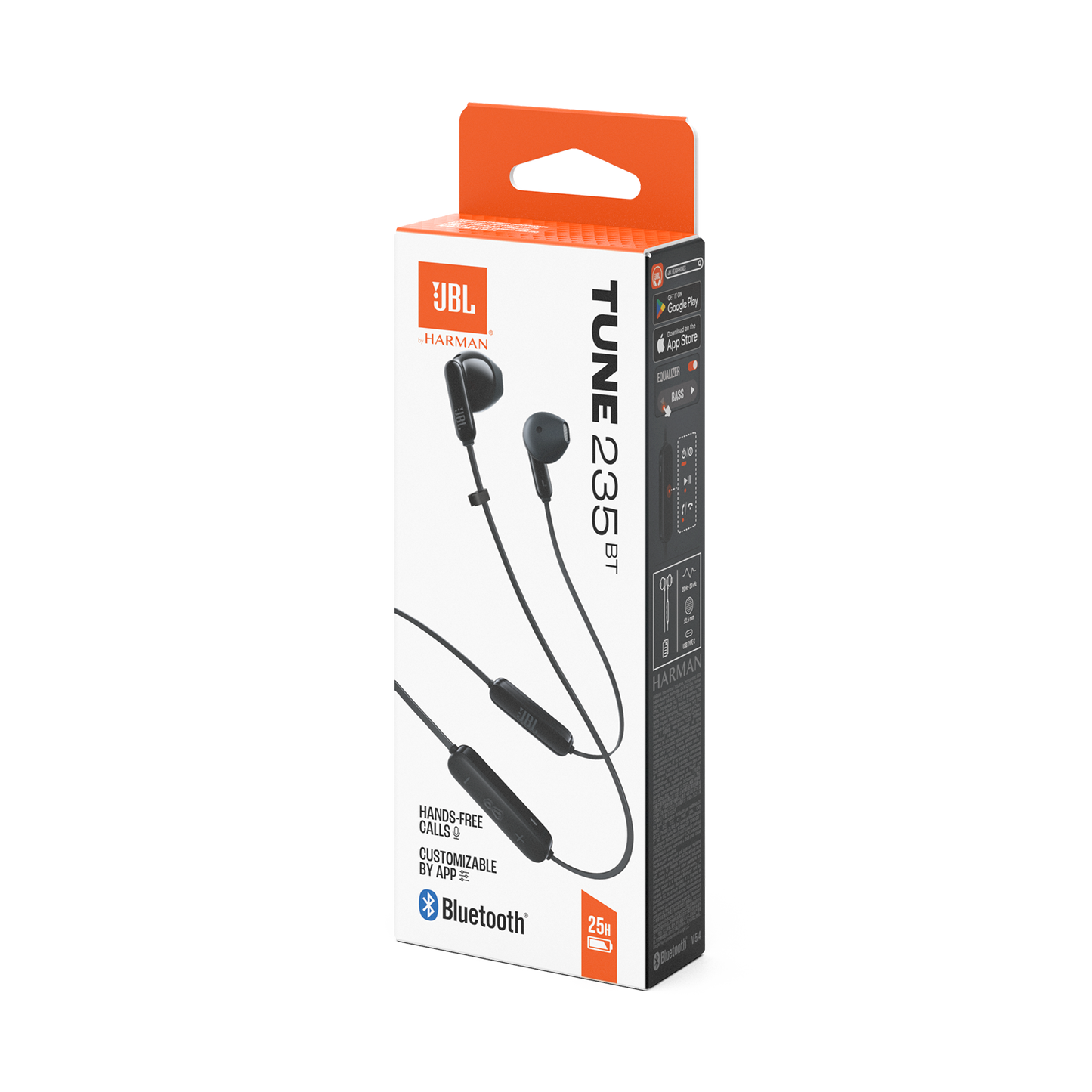 Manos libres Bluetooth JBL Tune 235BT, MultiPoint, A2DP, Negro JBLT235BTBLK