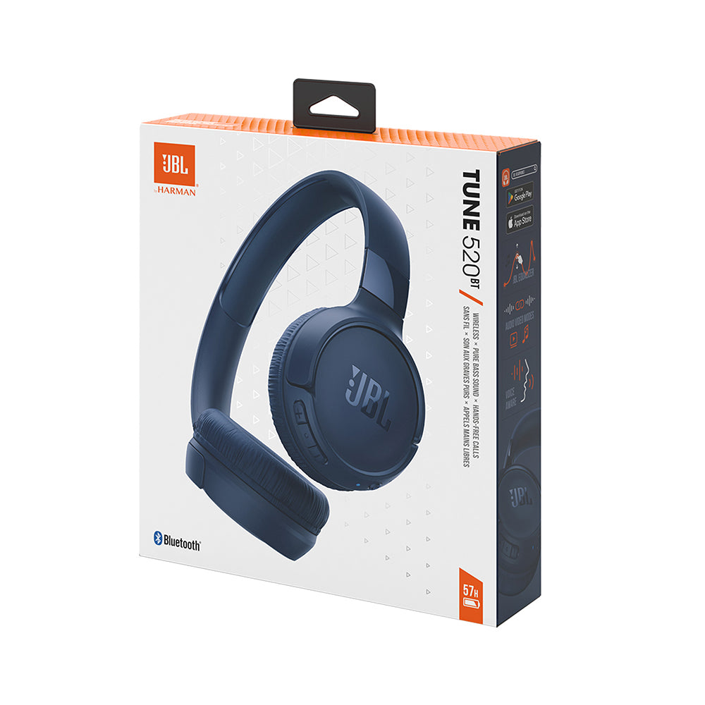 Manos libres Bluetooth JBL Tune 520BT, MultiPoint, A2DP, Azul JBLT520BTBLUEU