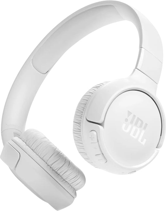 Manos libres Bluetooth JBL Tune 520BT, Multipunto, A2DP, Blanco JBLT520BTWHT