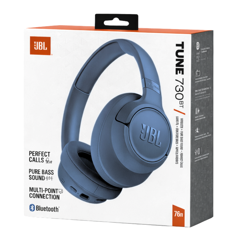 Manos libres Bluetooth JBL Tune 730BT, MultiPoint, A2DP, Azul JBLT730BTBLU