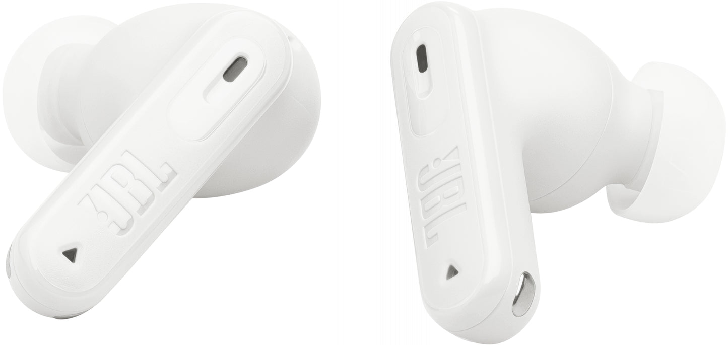 Manos libres Bluetooth JBL Tune Beam 2, TWS, ANC, MultiPoint, Blanco JBLTBEAM2WHT