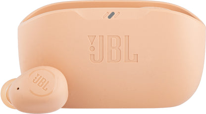 Auriculares manos libres Bluetooth JBL Wave Buds, TWS, Beige JBLWBUDSBEG