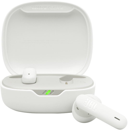 Manos libres Bluetooth JBL Wave Flex 2, TWS, ANC, MultiPoint, Blanco JBLWFLEX2WHT