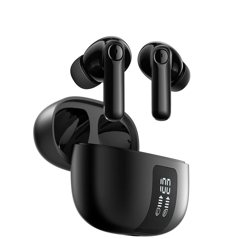 Manos libres Bluetooth Joyroom Funpods JR-FN3, TWS, ANC, Negro