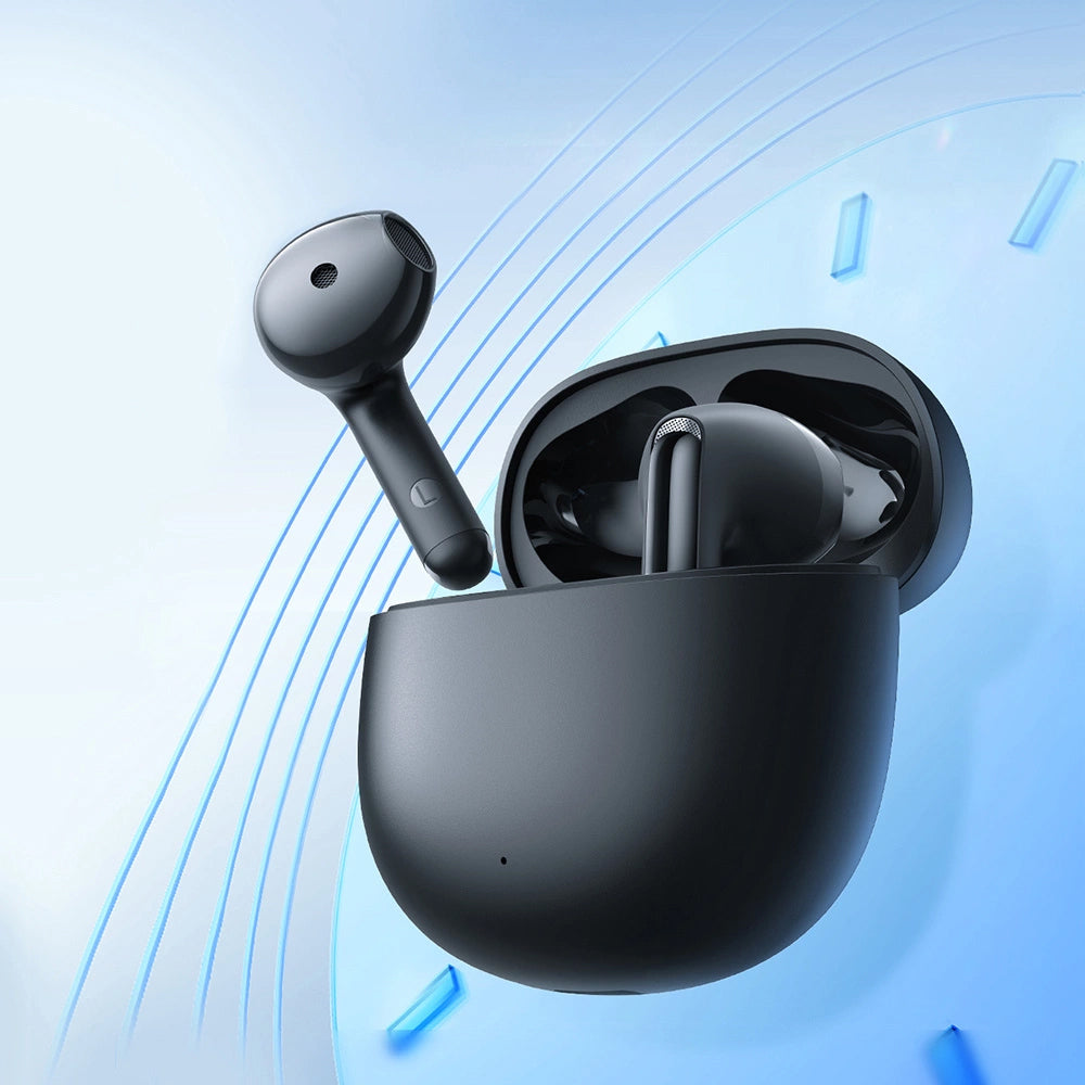 Manos libres Bluetooth Joyroom Funpods JR-FB1, TWS, ANC, Negro