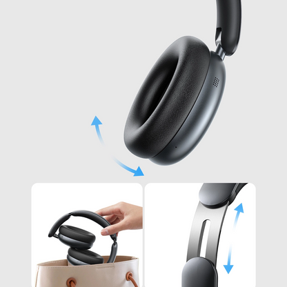 Manos libres Bluetooth Joyroom JR-JH1, A2DP, ANC, Negro