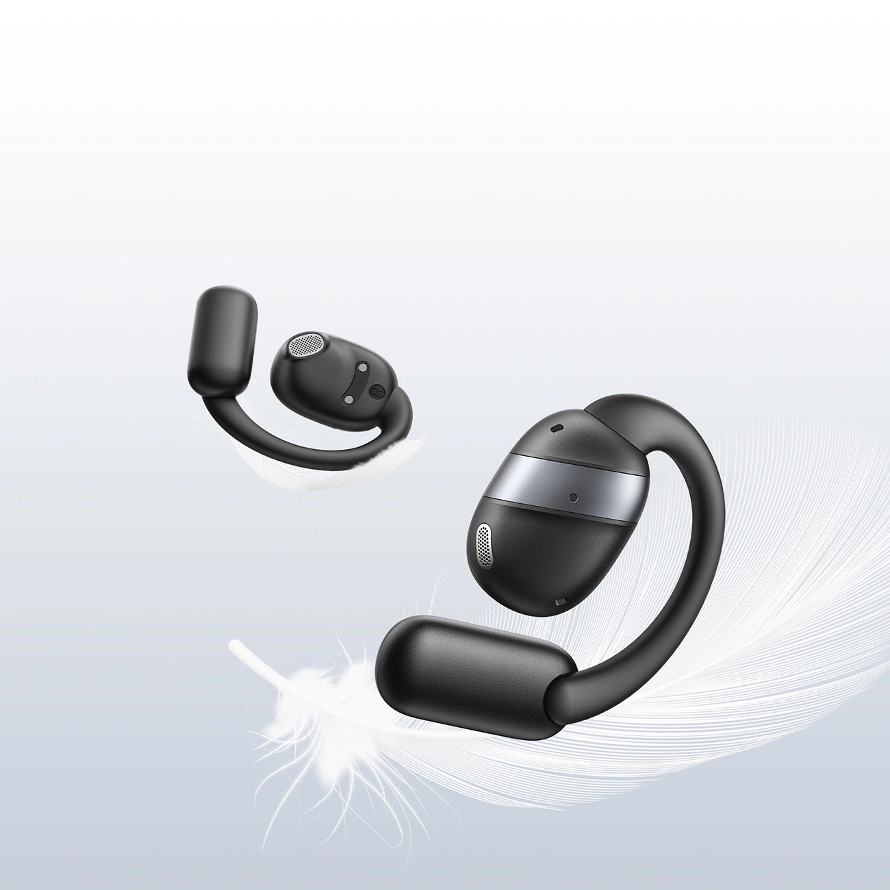 Manos libres Bluetooth Joyroom Open Ear JR-OE4, TWS, Negro