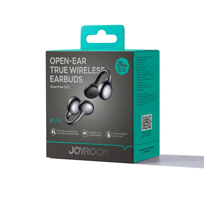 Manos libres Bluetooth Joyroom Openfree JR-OE3, TWS, Negro