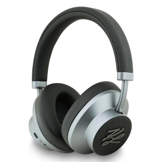 Manos libres Bluetooth Karl Lagerfeld Grained Initials, A2DP, ANC, Negro