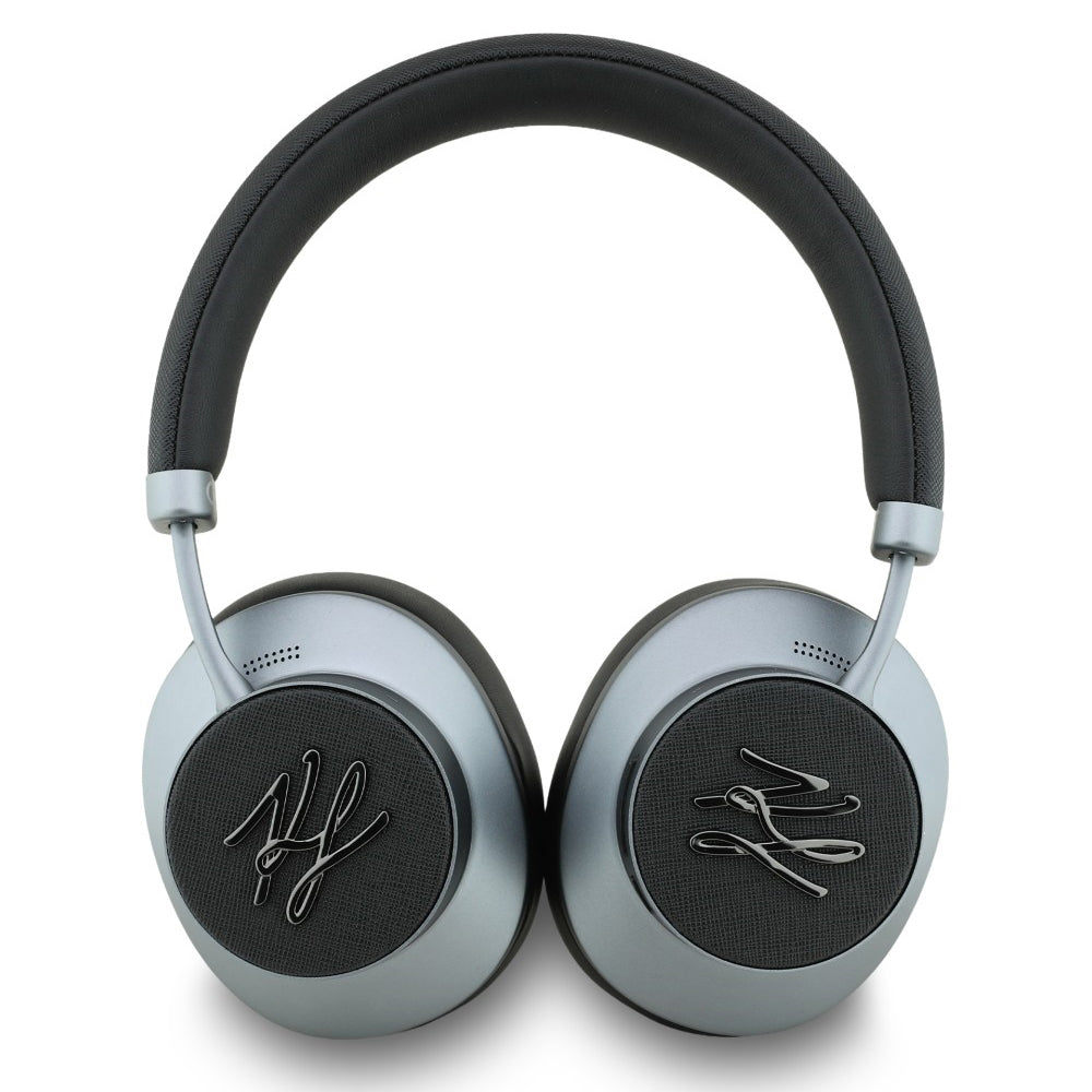 Manos libres Bluetooth Karl Lagerfeld Grained Initials, A2DP, ANC, Negro