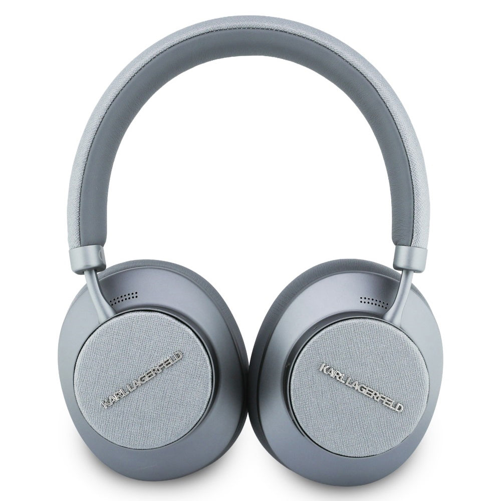 Handsfree Bluetooth Karl Lagerfeld Saffiano Elongado, A2DP, ANC, Gris