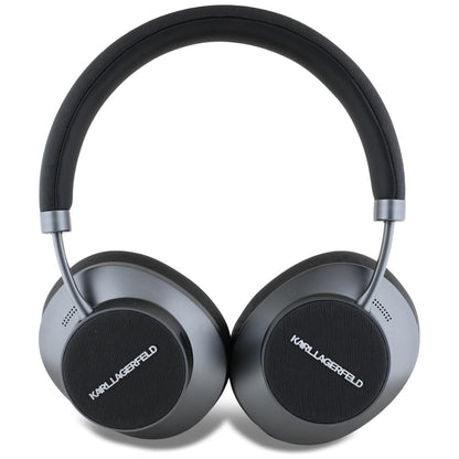 Manos libres Bluetooth Karl Lagerfeld Saffiano Elongated, A2DP, ANC, Negro