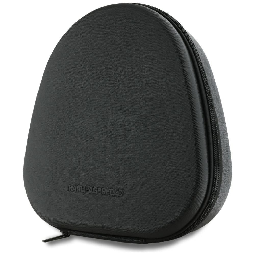 Manos libres Bluetooth Karl Lagerfeld Saffiano Elongated, A2DP, ANC, Negro