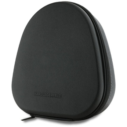 Manos libres Bluetooth Karl Lagerfeld Saffiano Elongated, A2DP, ANC, Negro