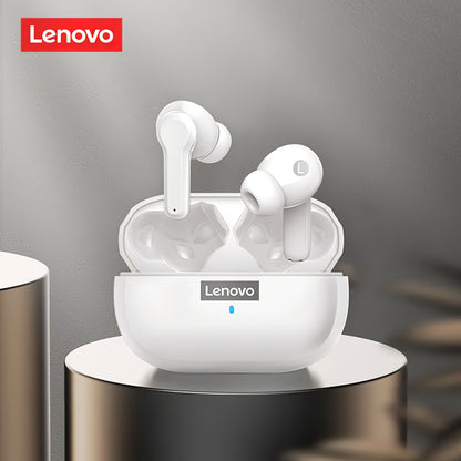 Manos libres Bluetooth Lenovo LP1S, TWS, Blanco 