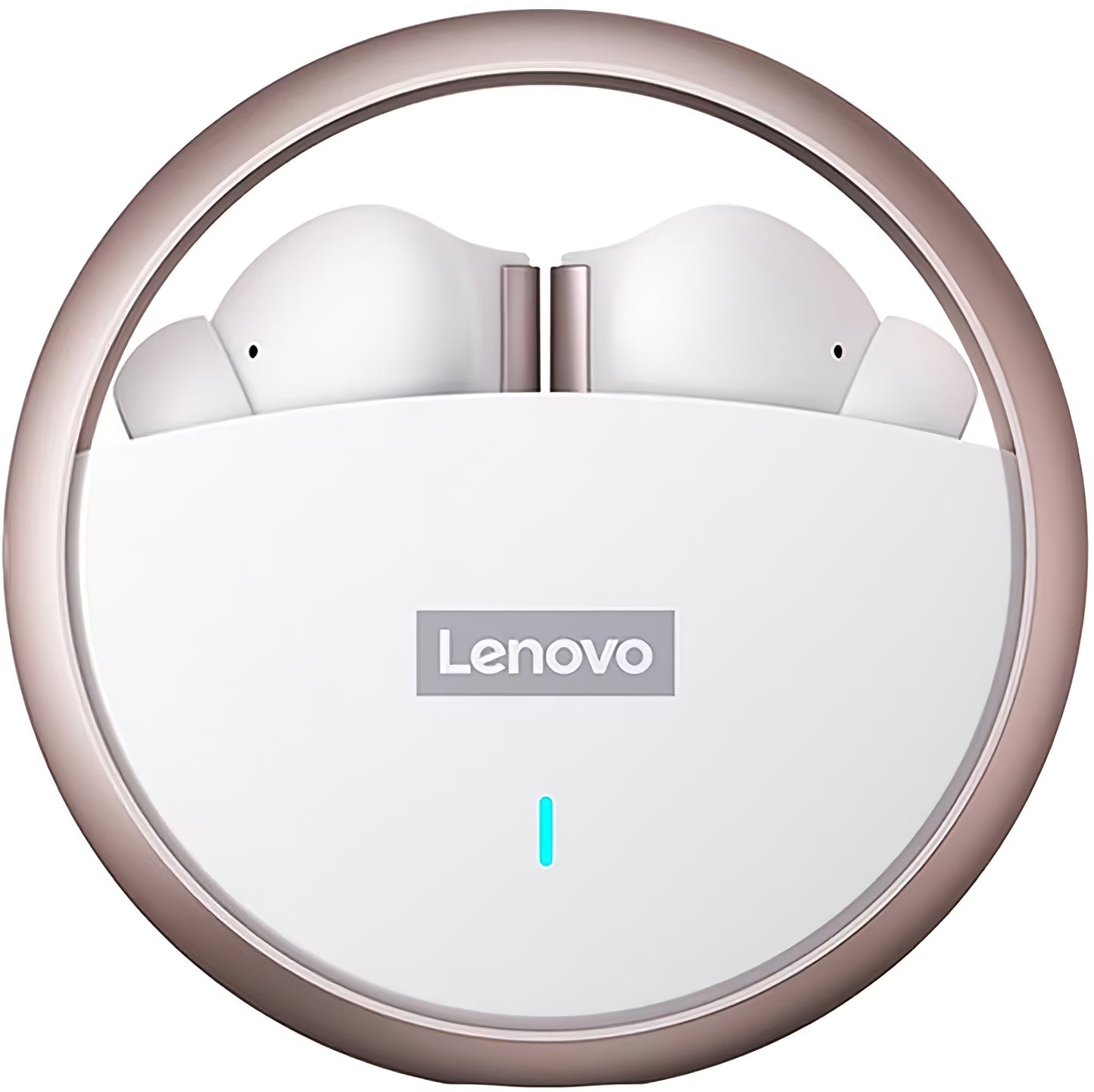 Manos libres Bluetooth Lenovo LP60, TWS, Blanco 