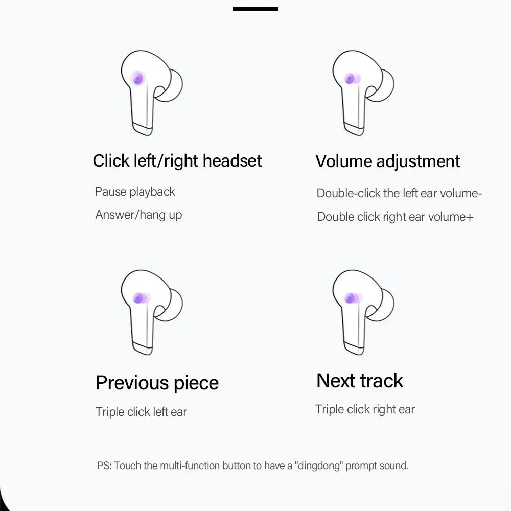 Handsfree Bluetooth Lenovo ThinkPlus LP5, TWS, Blanco