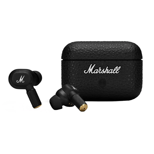 Manos libres Bluetooth Marshall Motif II, TWS, ANC, Negro