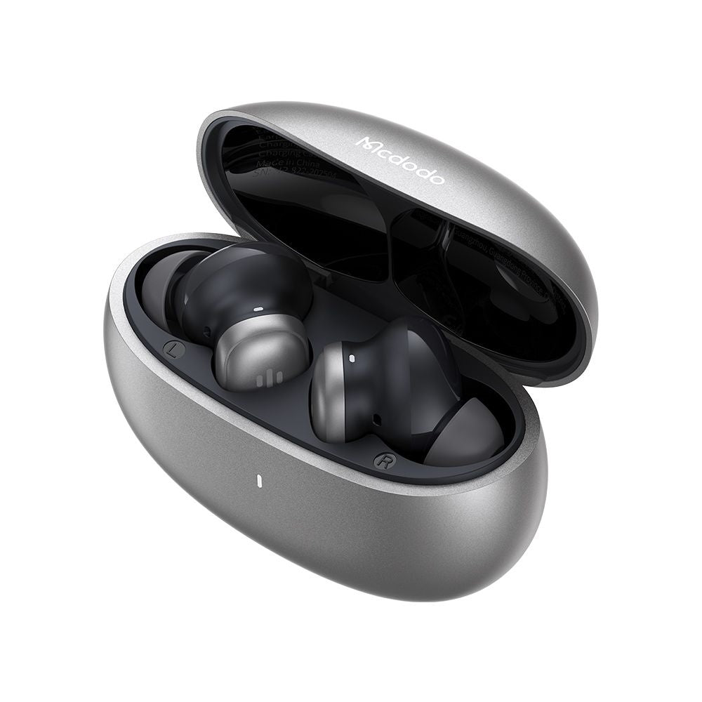 Handsfree Bluetooth McDodo HP-8221 Speak A01, TWS, ANC, Plateado