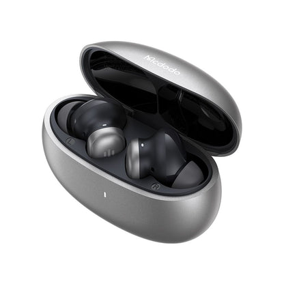 Handsfree Bluetooth McDodo HP-8221 Speak A01, TWS, ANC, Plateado