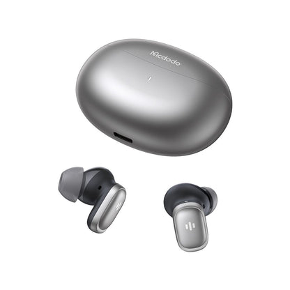 Handsfree Bluetooth McDodo HP-8221 Speak A01, TWS, ANC, Plateado