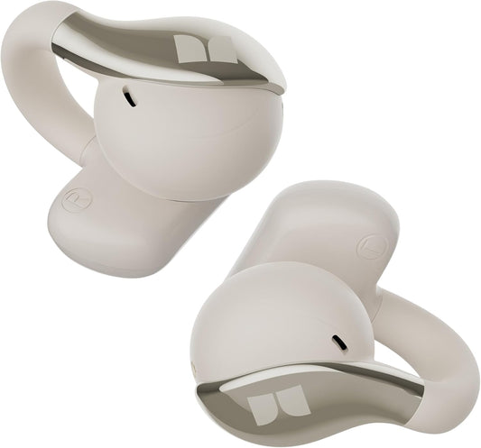 Manos libres Bluetooth Monster AC225, TWS, Crema Claro