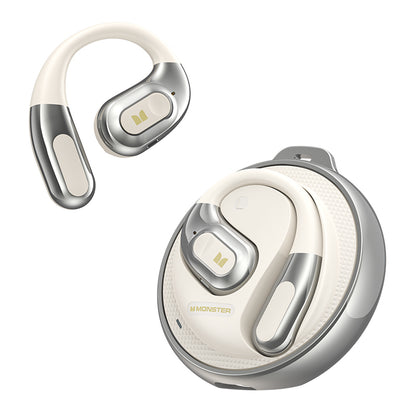 Manos libres Bluetooth Monster AC330 AI Traducción, TWS, Blanco