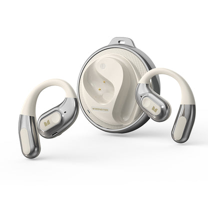 Manos libres Bluetooth Monster AC330 AI Traducción, TWS, Blanco