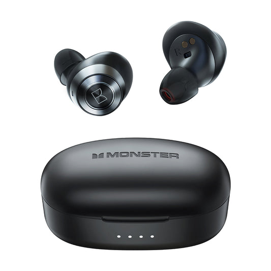 Manos libres Bluetooth Monster Achieve 100 AirLinks, TWS, Negro
