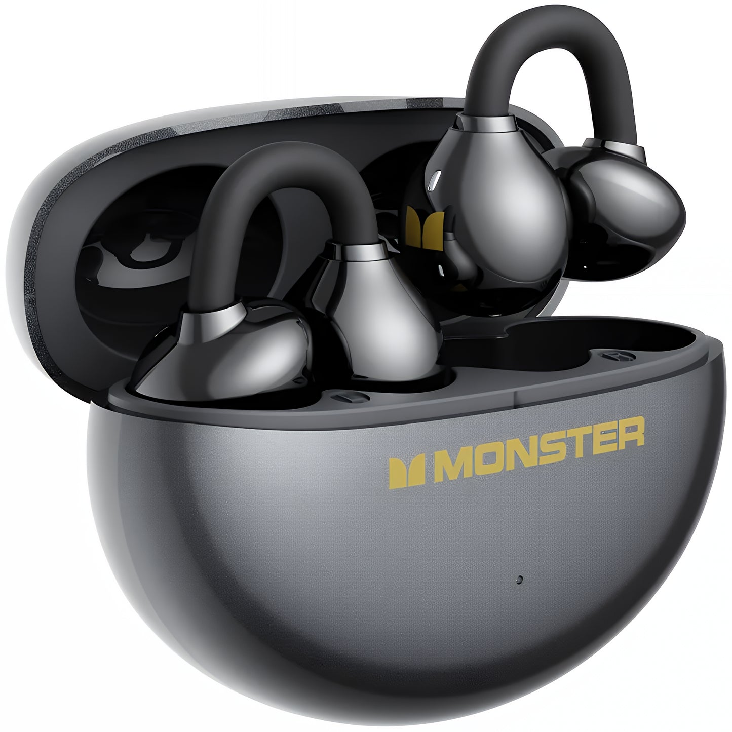 Manos libres Bluetooth Monster AirClip AC200, TWS, Negro