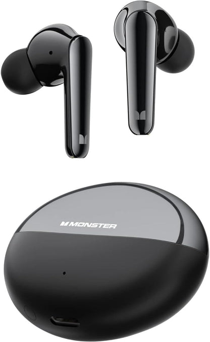 Manos libres Bluetooth Monster N-Lite 203 AirLinks, TWS, Negro