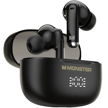 Manos libres Bluetooth Monster N-Lite 300, TWS, Negro