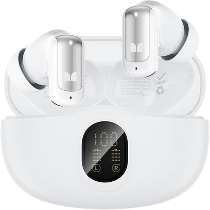 Manos libres Bluetooth Monster N-Lite 217, TWS, Blanco