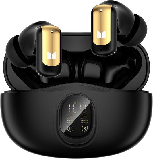 Manos libres Bluetooth Monster N-Lite 217, TWS, Negro