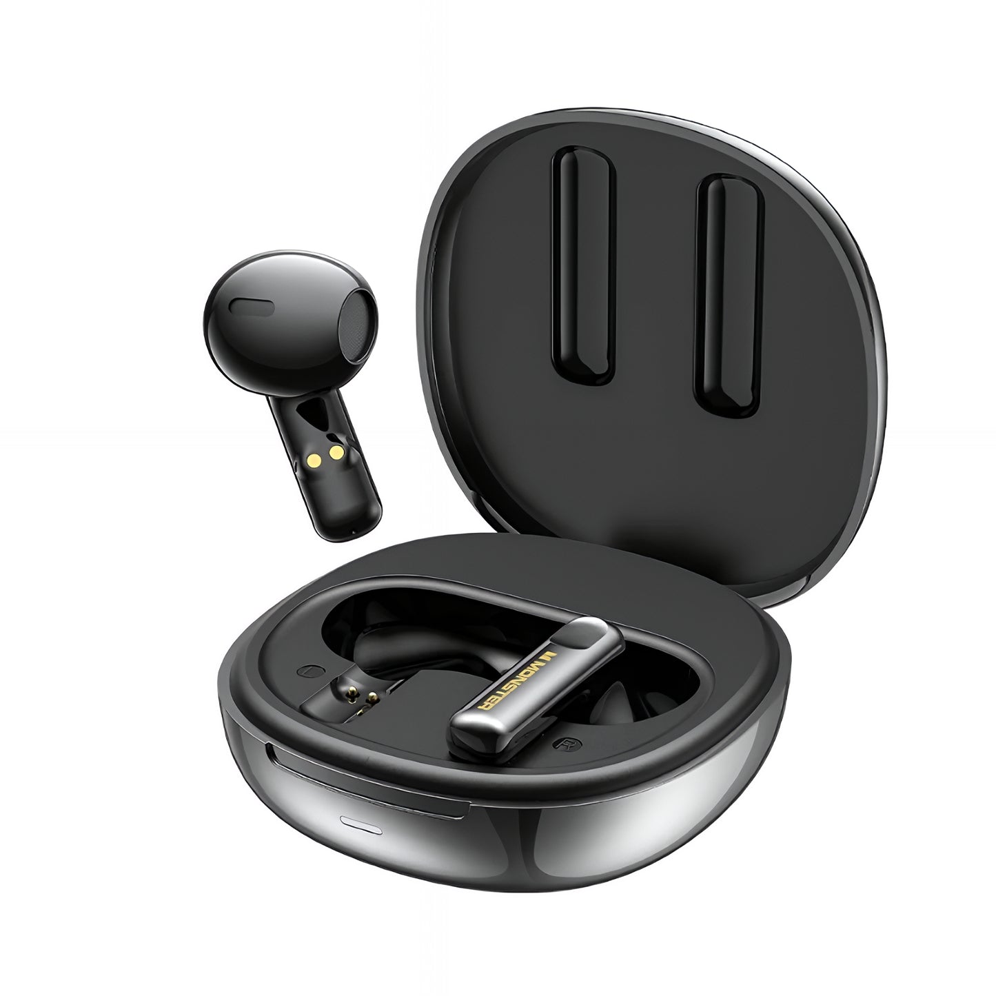 Manos libres Bluetooth Monster N-Lite 209, TWS, Negro