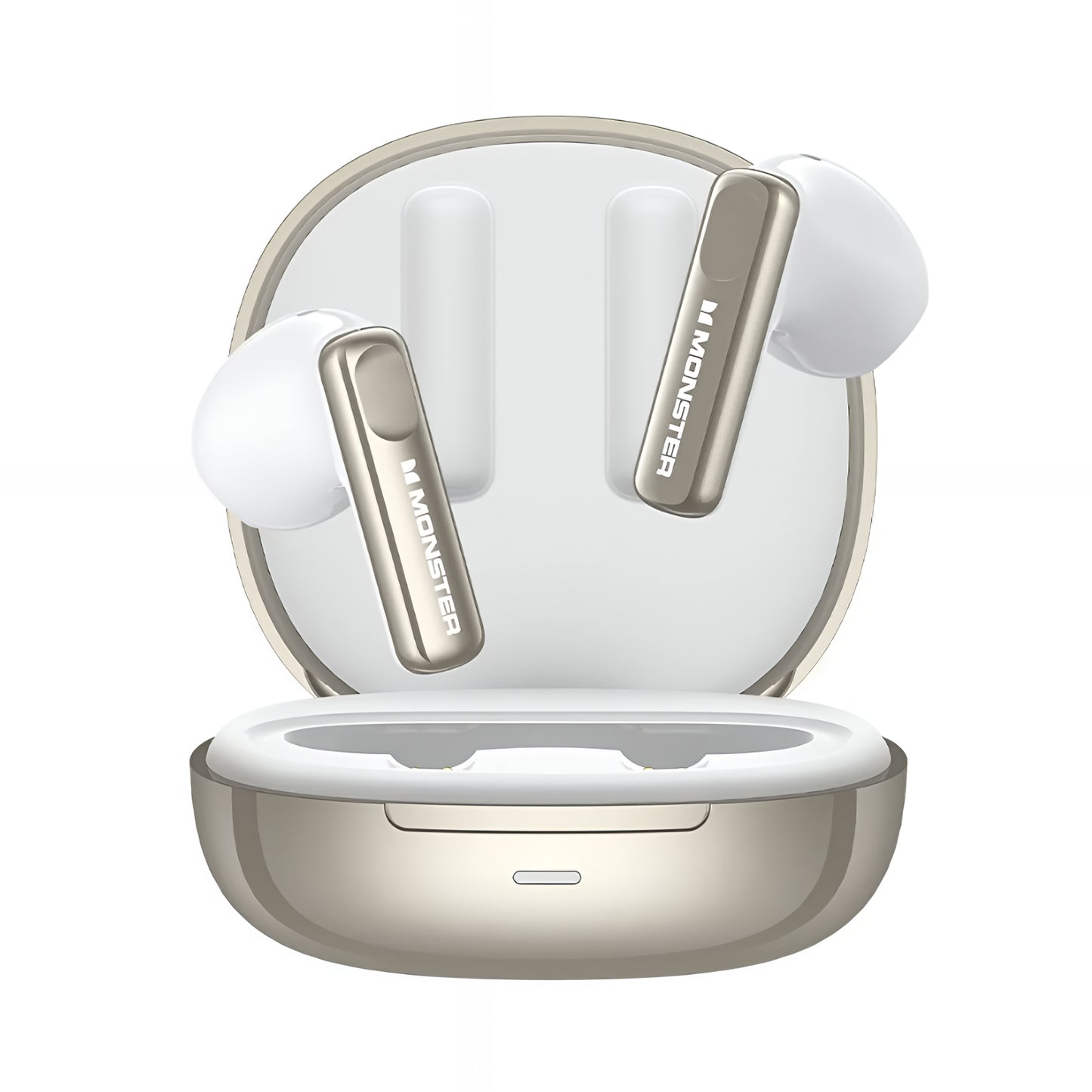 Manos libres Bluetooth Monster N-Lite 209, TWS, Plateado