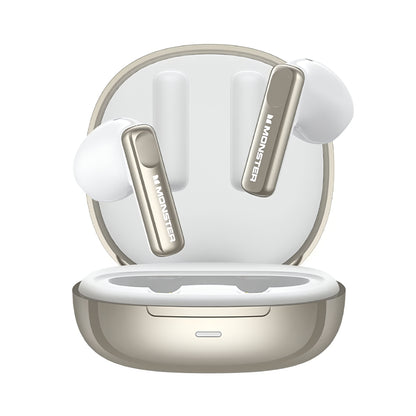 Manos libres Bluetooth Monster N-Lite 209, TWS, Plateado