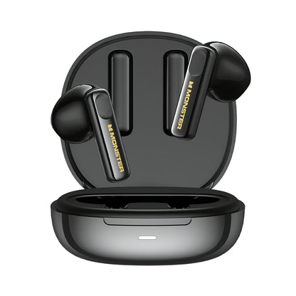 Manos libres Bluetooth Monster N-Lite 209, TWS, Negro