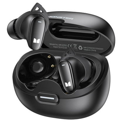 Manos libres Bluetooth Monster N-Lite 206, TWS, Negro