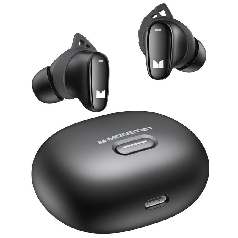 Manos libres Bluetooth Monster N-Lite 206, TWS, Negro