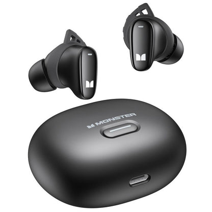 Manos libres Bluetooth Monster N-Lite 206, TWS, Negro