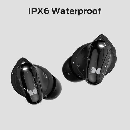 Manos libres Bluetooth Monster N-Lite 206, TWS, Negro