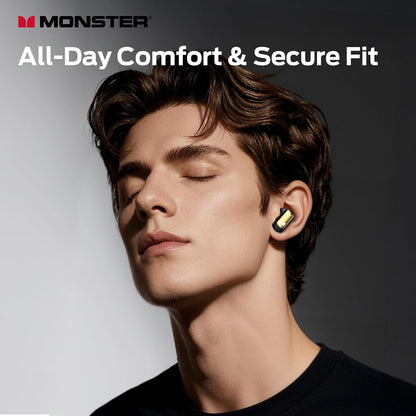 Manos libres Bluetooth Monster N-Lite 217, TWS, Negro