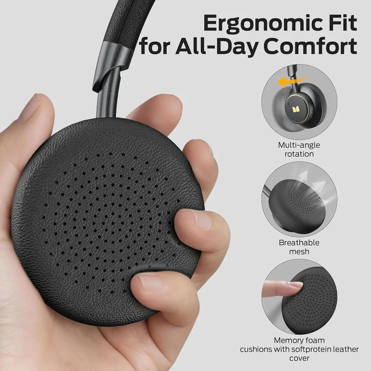 Manos libres Bluetooth Monster N-tune mini 02, A2DP, ANC, Negro
