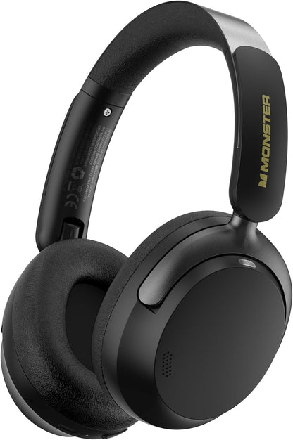 Manos libres Bluetooth Monster Persona 3rd, MultiPoint, A2DP, ANC, Negro