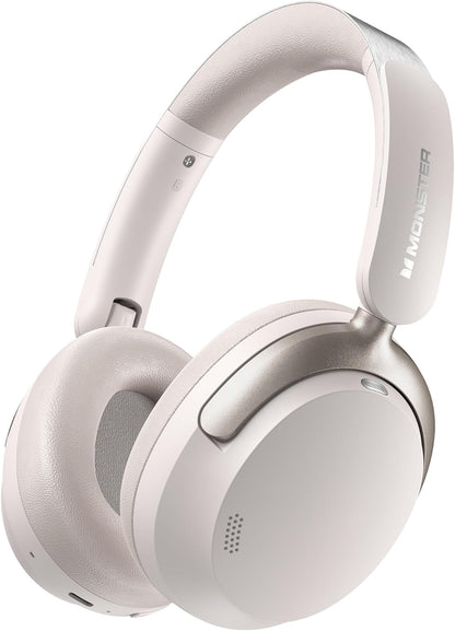 Manos libres Bluetooth Monster Persona 3rd, MultiPoint, A2DP, ANC, Blanco
