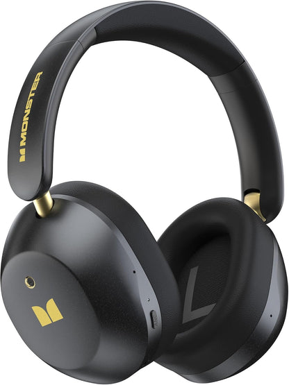 Manos libres Bluetooth Monster Persona 6th, MultiPoint, A2DP, ANC, Negro